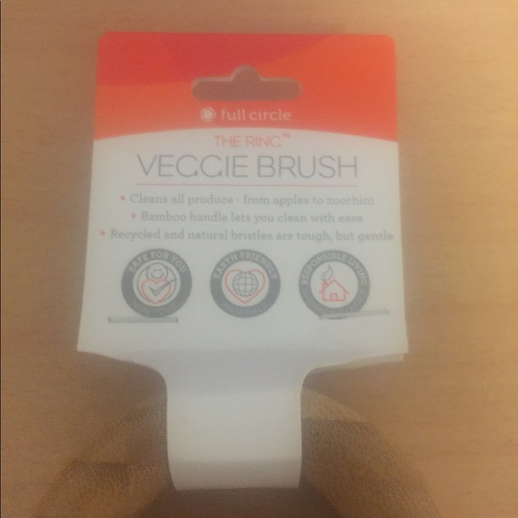 Spazzola Per Verdure Full Circle The Ring - Ergonomica, Materiali Riciclati, Senza BPA, Marrone - Foto 10